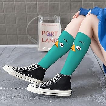 Amazon | [Moeeccr] カモノハシペリー ソックス クルーソックス